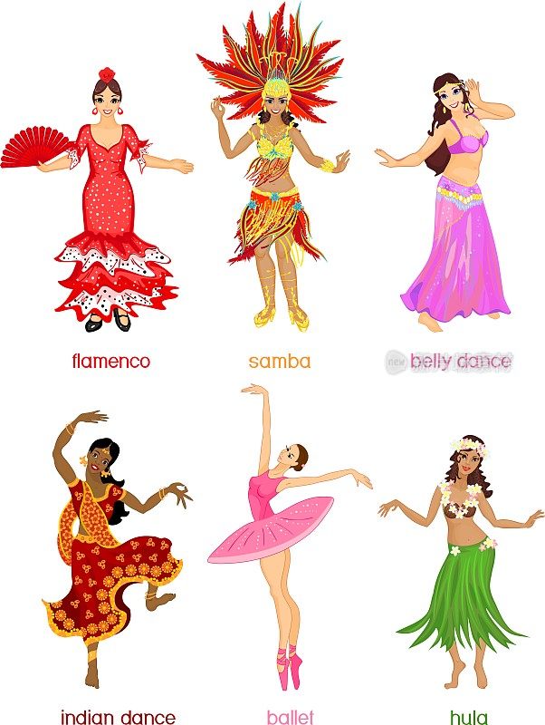 Various style dancing